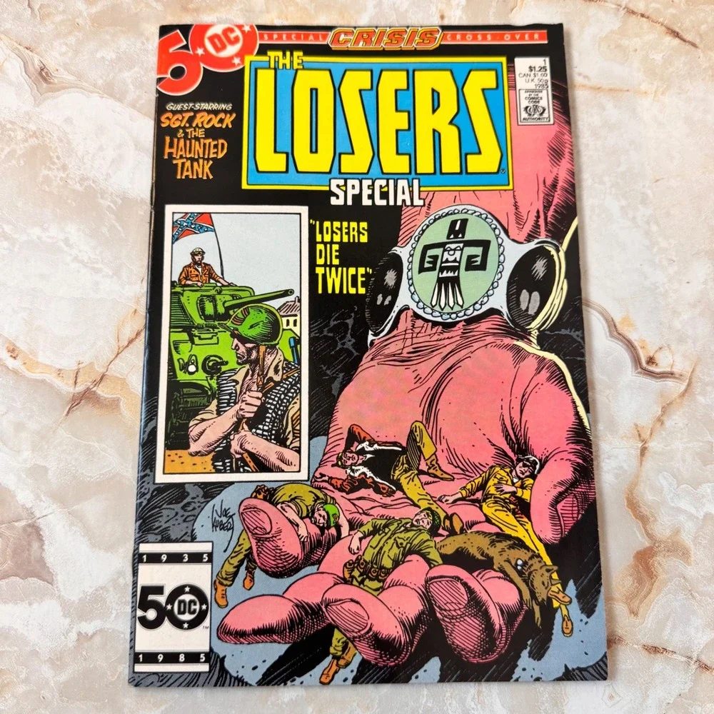 DC Comics Our Fighting Forces The Losers Comic Book Lot 5 Issues Bronze Age WWII
